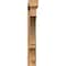 Ekena Millwork Balboa Block Rough Sawn Bracket w/ Offset Brace, Western Red Cedar, 6"W x 38"D x 44"H BKT0604X38X44BOA05RWR - alternate 2